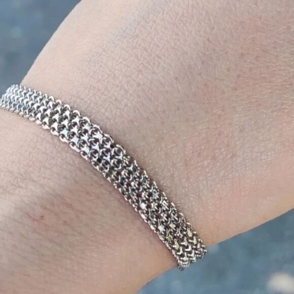 The Smooth As Silk Dainty bracelet in 925 silver - Picture 7 of 8